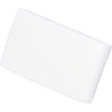 Cepillo de esponja [plástico + esponja] 15 x 9 x 6 cm, limpieza manual para piscinas, saunas, manchas difíciles, limpieza duradera. (1/5)