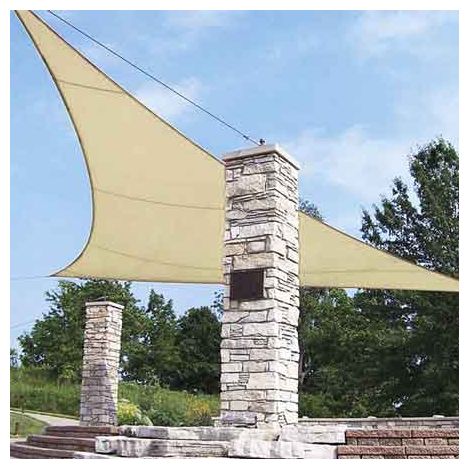 VELA OMBREGGIANTE TRIANGOLARE CARDINALE 3,6x3,6x3,6 mt