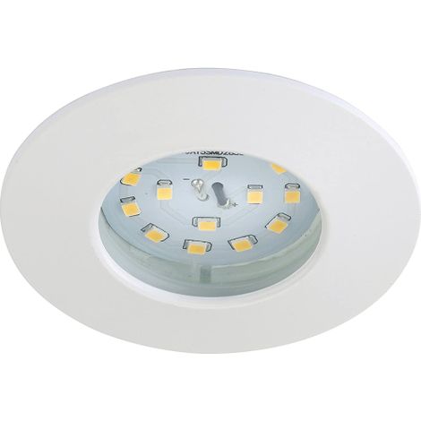 Faretti da incasso led incluso diametro 7,5cm 5W colore satinato luce calda