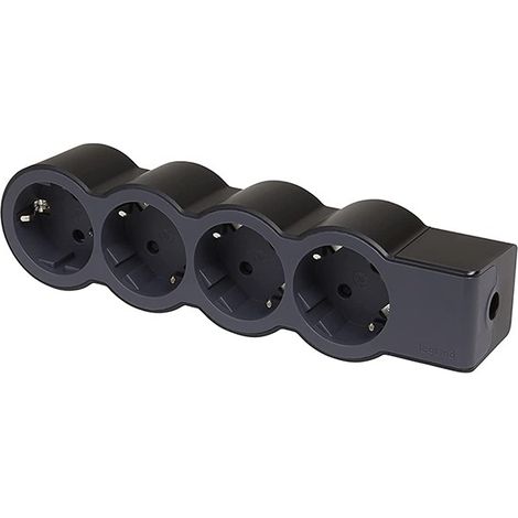 Base múltiple de 4 tomas sin cable 694576 de Legrand (1/3)