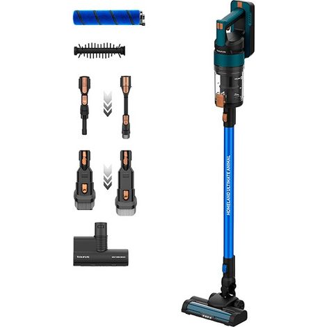 Taurus Homeland Ult Animal Aspirateur Balai Bleu Noir