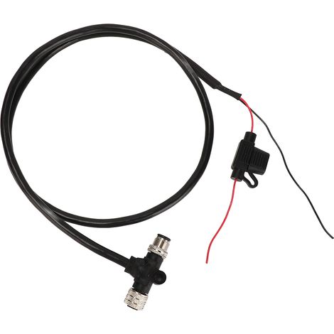 Câble dorsal NMEA 2000 T avec terminaison et fusible 3A, 1 m, universel pour Simrad Networks (1/5)
