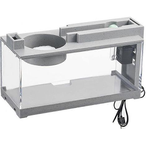 Mini-Aquarium, Starter-Set, leiser Wasserfilter, Mini-Landschaftsaquarium, Büro- oder Schreibtischdekoration. (1/5)