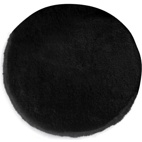 CSPARKV Fluffy Faux Fur Rug Rabbit Fur Short Pile Shaggy Carpet for Living Room or Bedroom Bedside Rug (1/4)