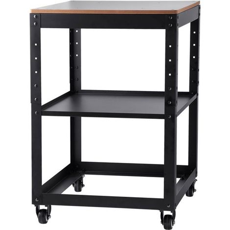 Support de raboteuse mobile - Charge 45 kg - Hauteur réglable 80/85/90 cm - 4 roulettes pivotantes (1/5)
