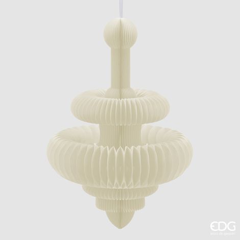 EDG Decoro Origami Trottola Bianco H 100 D 72