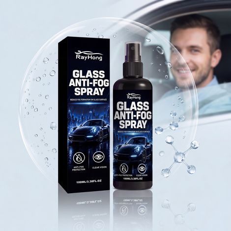 Antibeschlagspray für Autoscheiben und Rückspiegel - 100 ml (verhindert Wasserflecken und Beschlagen und sorgt für klare Sicht) -- BIEMMEDUE (1/5)