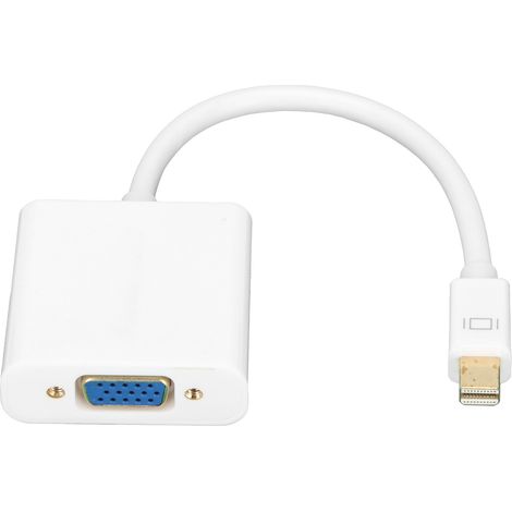 Adaptateur Mini DisplayPort vers VGA Universel - Connexion Haute Définition pour Écrans, Téléviseurs et Vidéoprojecteurs (1/5)
