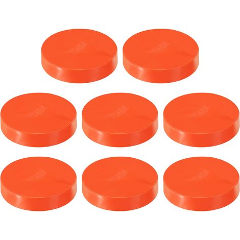 8 pcs 75mm ID PVC Tuyau Extrémité Capuchon Raccord pour DIY Rouge (1/5)
