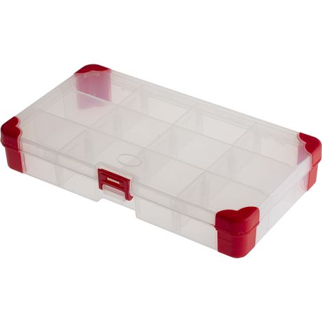 Boite compartimentée RS PRO, Plastique, 30mm x 200mm x 110mm ( Prix pour 1 ) (1/3)