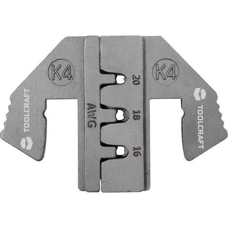 Accessoires de sertissage TOOLCRAFT PLE-0K4 Conçu pour connecteur mâle: DEUTSCH Plage de serrage AWG (1/4)