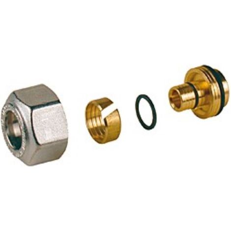 ADATTATORE TUBO MULTISTRATO 18 (16X2 ) SET 5 PEZZI - GIACOMINI