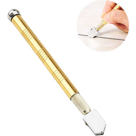 [Yue Xing Hui] Stylo à main en métal, lame en verre diamantée