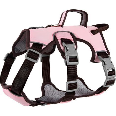 Ausbruchsicheres Hundegeschirr – Rosa – Größe S (1/5)
