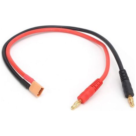 Ladekabel für B6-Lithium-Akku, 4-mm-Bananenstecker auf XT30, 12 AWG Silikonkabel, 30 cm (1/5)