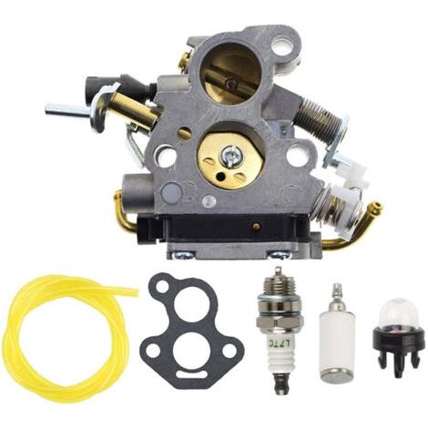 Carburateur avec bougie d'allumage pour Husqvarna 135 140 435 435E 440 440E Jonsered CS2240 CS2240S CS410 Tronçonneuse remplace C1T-EL41, C1T-EL41A, 506450501