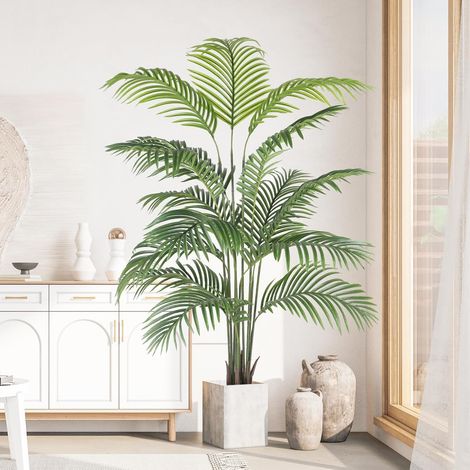 Dripex Palmier artificiel de 180 cm en pot, grande plante artificielle pour salon et bureau (1/5)