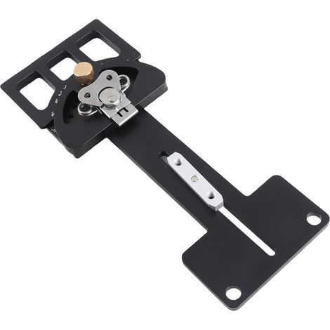 Équerre de scie à angle réglable auxiliaire avec rail de guidage à 120° (modèle A), butée d'angle rapide positive de -60° à 60°, rapporteur d'angle à 90°, compatible avec Festool et Makita. (1/5)