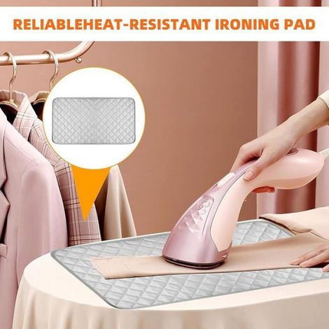 Pnche à repasser portable de voyage,tapis de repassage pliable pour bureau et lit,48,3 x 83,8 cm (1/4)