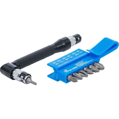 BGS Porte-embouts angulaire avec 7 embouts doubles 6,3 mm (1/4") 8 pièces (1/4)