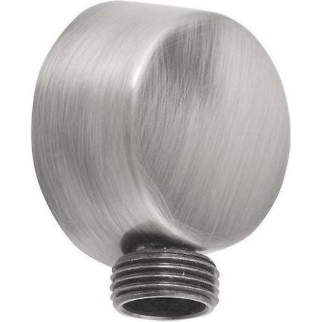 Sortie de douche murale dia 50 mm, nickel brossé