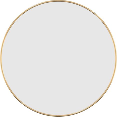 Specchio da Parete Dorato Ø 50 cm Rotondo vidaXL