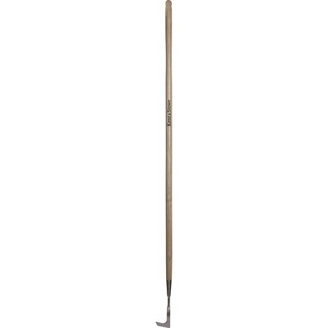 Kent & Stowe Raschietto per fughe con manico lungo – Raschietto in acciaio inossidabile con manico in legno, rimuove le erbacce, lunghezza: 160 cm (1/4)