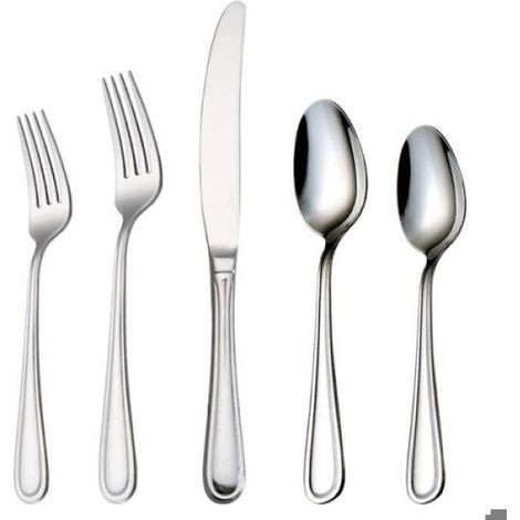 Couverts En Acier Inoxydable - Service De Table 20 Pièces Pour 4 Personnes - Noir (1/5)