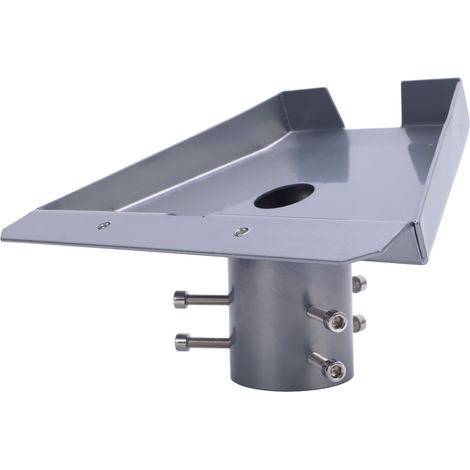 Raccord de mât en acier inoxydable gris pour antenne satellite, fixation sur toit, compatible Gen 3 (1/5)