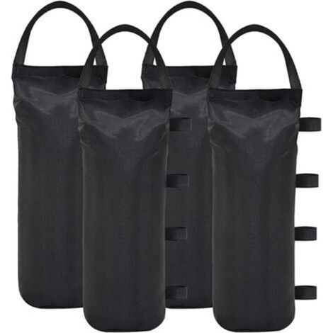Sac de Sable for Tente avec poignée for Gazebo de Jardin, Poids for Pieds, Sac de Sable, abri de Sable, Ensemble de Tente, Outils de Camping Sac de Sable pour Parasol(4Pcs-Single Handle) (1/5)
