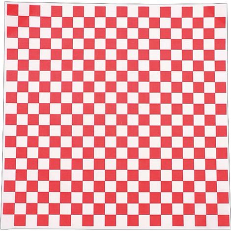 Papier De Boucherie Ciré Sec - Papier D'Emballage Alimentaire À Carreaux Rouges Et Blancs - Pour Pain Et Produits Boulangerie - 100 Feuilles