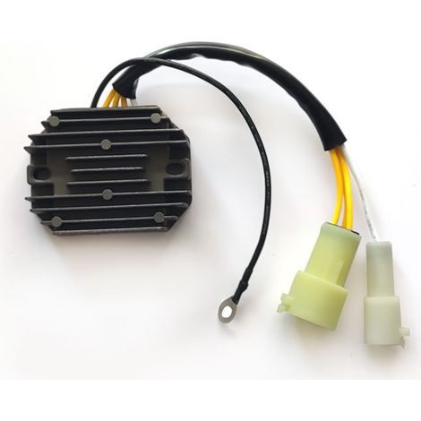 Voltage regulator rectifier for motorcycle accessories, compatible with Johnson Evinrude 70 60 60 engines. (1/4)