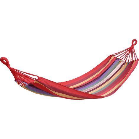 Sac hamac avec toile de coton 280 gr / m2 100x200 cm pour jardin exte'rieur (1/2)