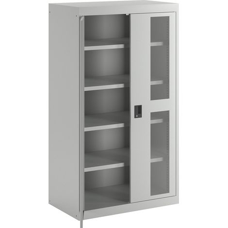 LISTA, Armoire pour charges lourdes, 4 tablettes avec portes