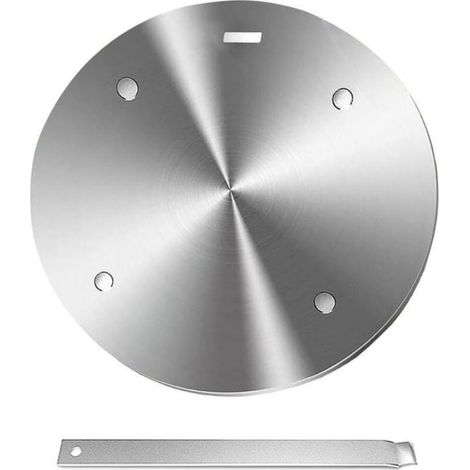 Plaque D Adaptation Induction - 24 Cm - Pour Cafetieres Moka Et Casseroles - Acier Inoxydable A Trois Couches - 1 Piece (1/5)