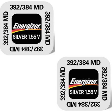 .2 piles Energizer 392/384.
