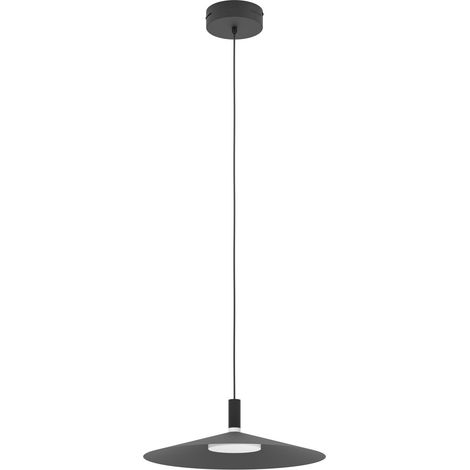 Sospensione Rustica Country Conomavilla-Z Acciaio Nero Led 15,5W 2000Lm Ip20