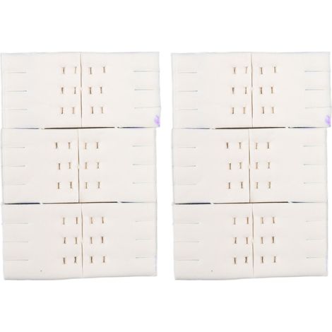 Lot de 12 recharges jetables pour brosses de toilette (compatibles avec les brosses de nettoyage). (1/5)