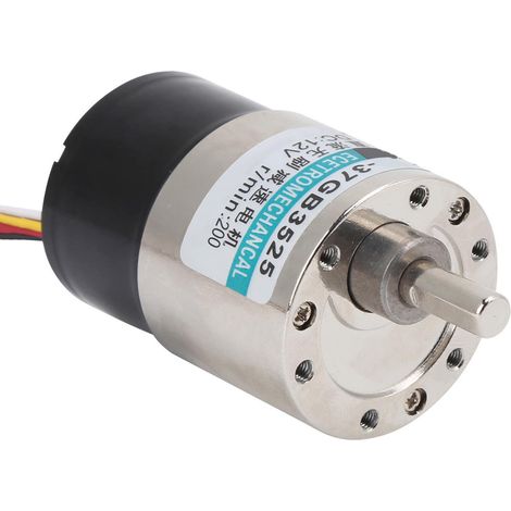 Mini moteur sans balais à réduction de vitesse CW/CCW DC12V pour machine-outil CNC XD‑37GB3525200 tr/min (1/5)