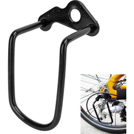 Protecteur de dérailleur arrière VTT, design angulaire pour garde de dérailleur et support (1/5)