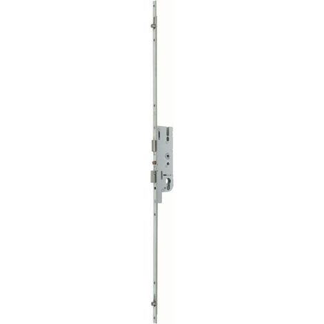 Crémone à larder 2 galets Fercomatic R2 axe 40 mm – Têtière 16 mm – Verrouillage 2 galets – Pêne dormant demi-tour