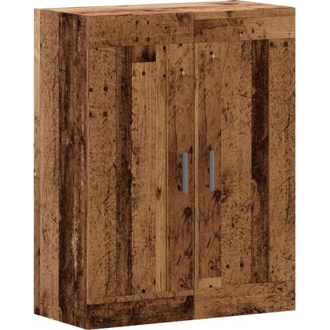 Aparador buffet cómoda mueble mueble de almacenaje organizador cocina salón salón madera vieja 69,5 x 34 x 90 cm madera contrachapada marrón 020036606