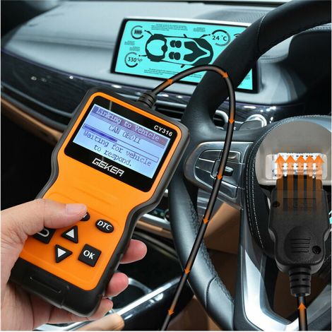 Outil de Diagnostic Voiture OBD2 Universel Lecteur de Code Valise Diagnostique Auto Scanner Diagnostic OBDII Support Français MNS (1/4)