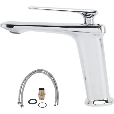 Rubinetto da cucina, rubinetto per lavello, rubinetto per lavabo, rubinetto per lavabo da bagno, rubinetto monoforo in rame per WC, per cassettiere, per cucine, per bagni (G9/6).