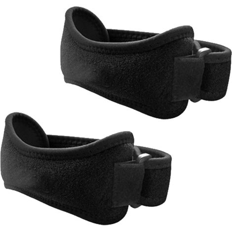 Genouillères De Sport - Coussinets Eva 8mm - Cyclisme Et Randonnée - Paire Noire (1/2)