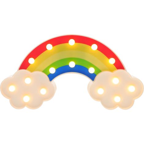 de table LED arc en ciel sans piles lumière d ambiance