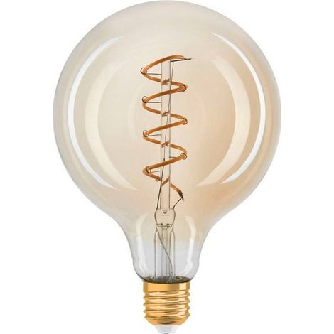 Bombilla Retro Vintage Globo Filamento Espiral E27 G125 4W