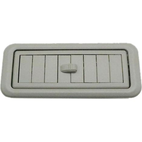 Rejillas de ventilación superiores para Toyota Land Cruiser Prado LC150 (2010-2017), color gris. (1/4)