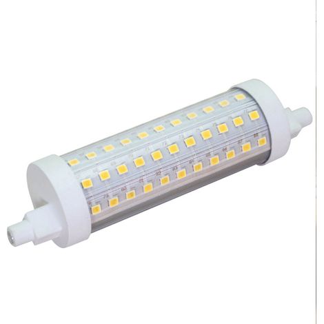 Tube Led pour projecteur R7S 118mm 15W, 240V, 1920 lumens, 4000K blanc-neutre - Tibelec (1/5)