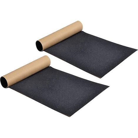 2 Stück Skateboard-Schleifpapier
